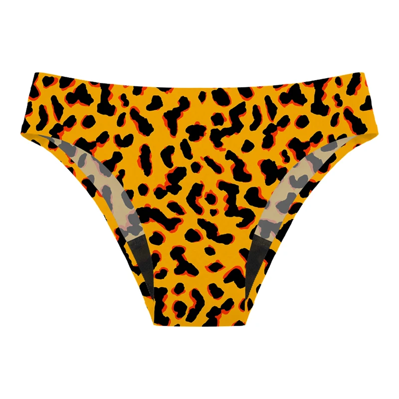 thumbnail image 1 of Braguitas de natación sin costuras para el período menstrual, de malla de 4 capas a prueba de fugas y de flujo abundante, de absorción rápida, talla grande 3XL, 1 of 5