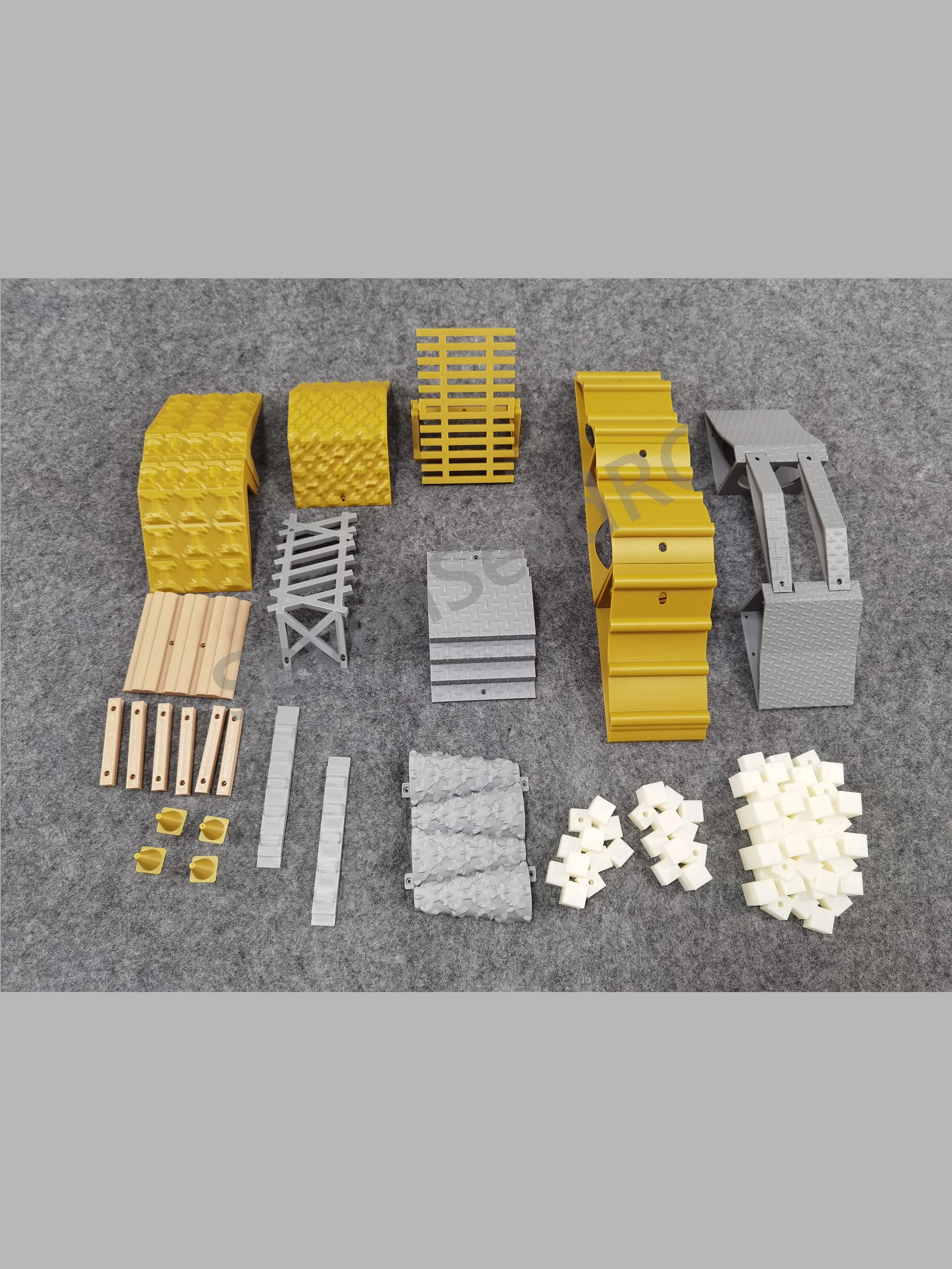3d Printed RC Crawler Course indoor obstacle scene model 2