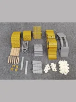 3d Printed RC Crawler Course indoor obstacle scene model 2