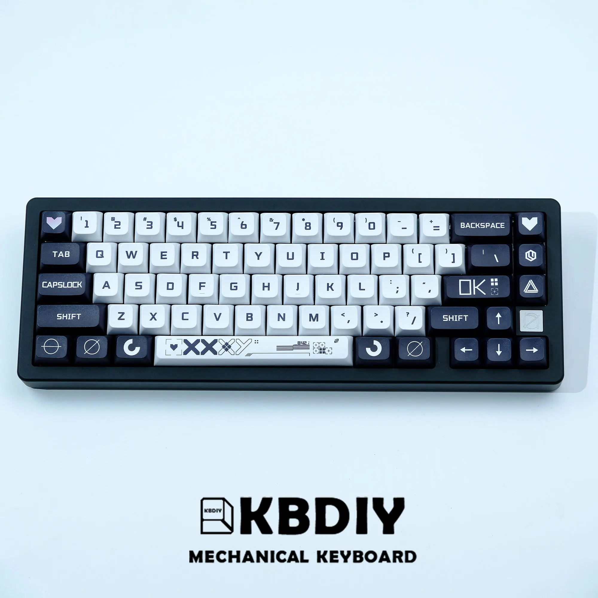 Kbdiy-print Stream Keycap para Gaming Teclado Mecânico Keycap Personalizado Branco Xda Perfil Pbt Tester68 Rk61 132 Chaves - Imagem 5