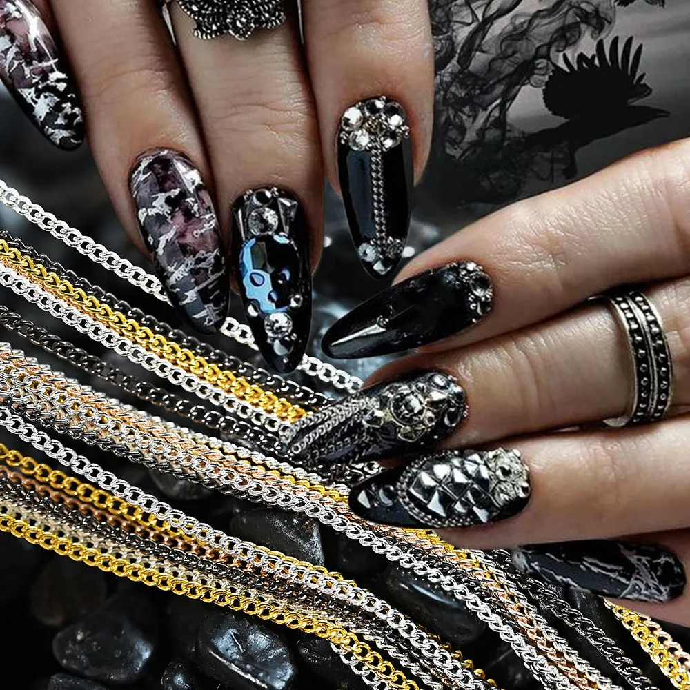 500pcs/pack 3D Nail Art Decorations Alloy Nail Acc... - Grandado