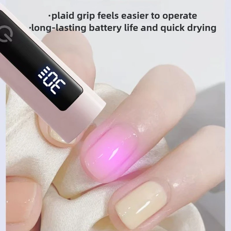휴대용 네일 드라이어 램프 UV/LED 속건 젤 폴리쉬 경화 도구 USB 충전식 네일 아트 램프 (모든 젤 폴리쉬용)