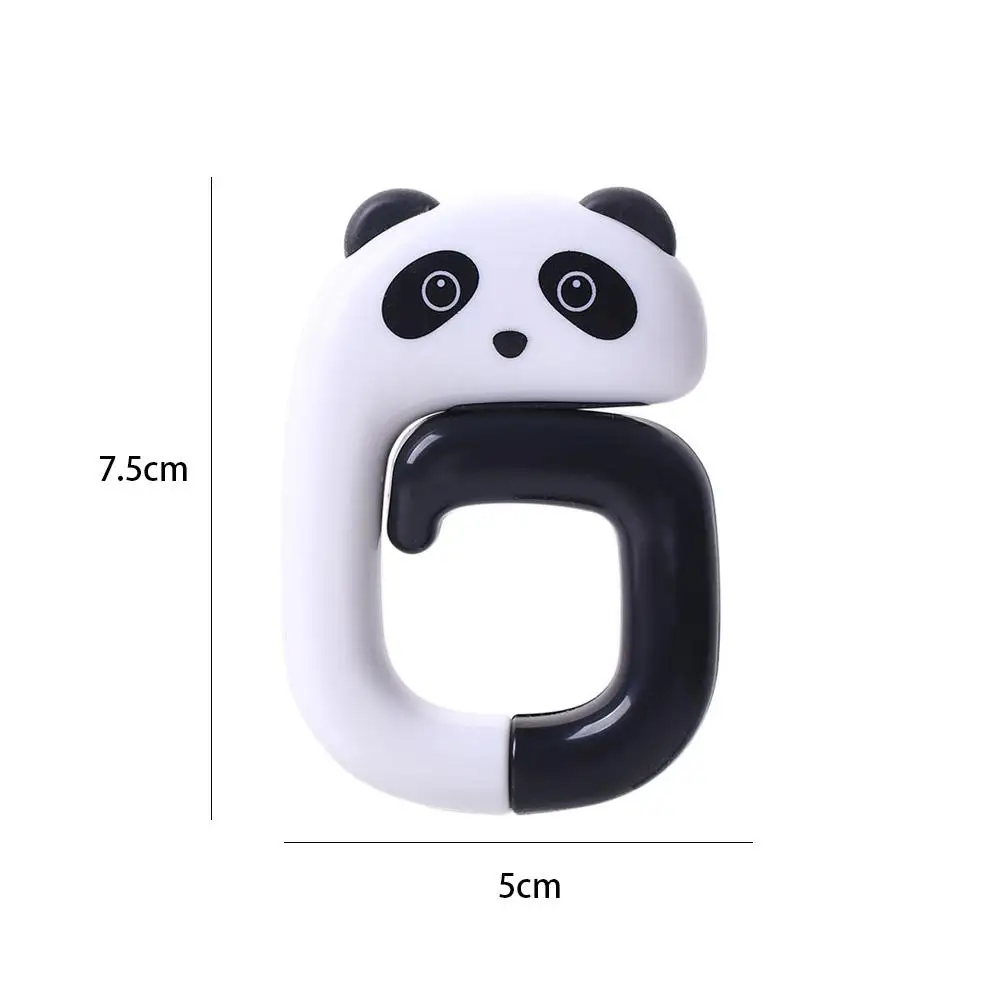 Portable 1Pcs Cat Panda Animal Folding Hook Handbag Hanger Table Hook Key Holder