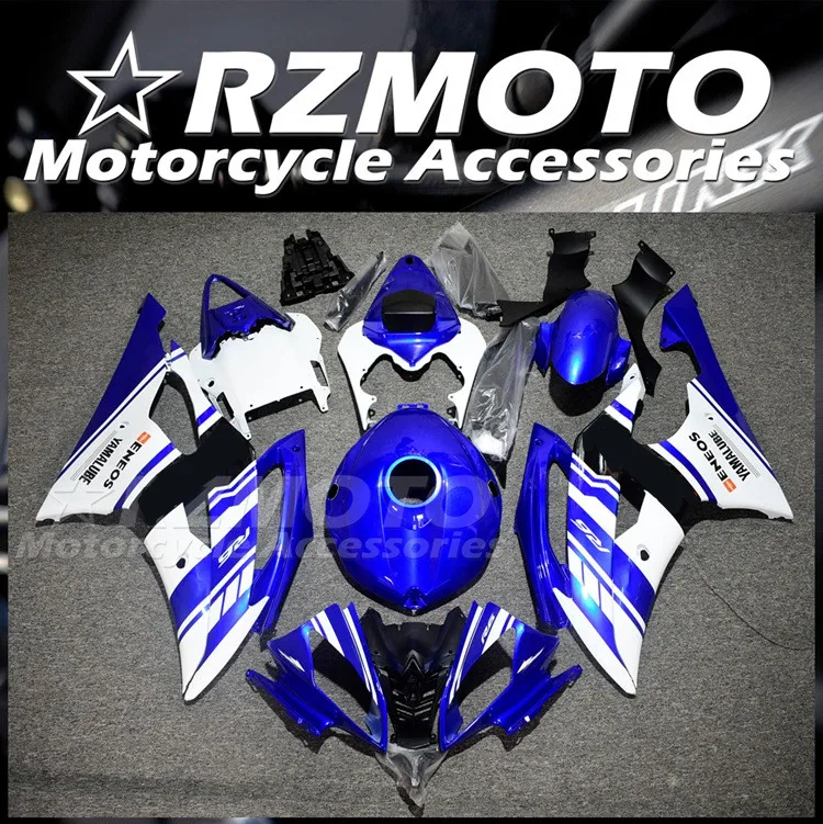 

4Gifts New ABS Fairings Kit Fit For YAMAHA YZF- R6 2008 - 2016 08 09 10 11 12 13 14 15 16 Bodywork Set Blue + Tank Cover