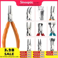 Quality Eyeglasses Plier With Spring Spectacle Glasses Nose Pad Adjusting End Piece Bridge Temple Adjusting Eyewear Repair Tool 1