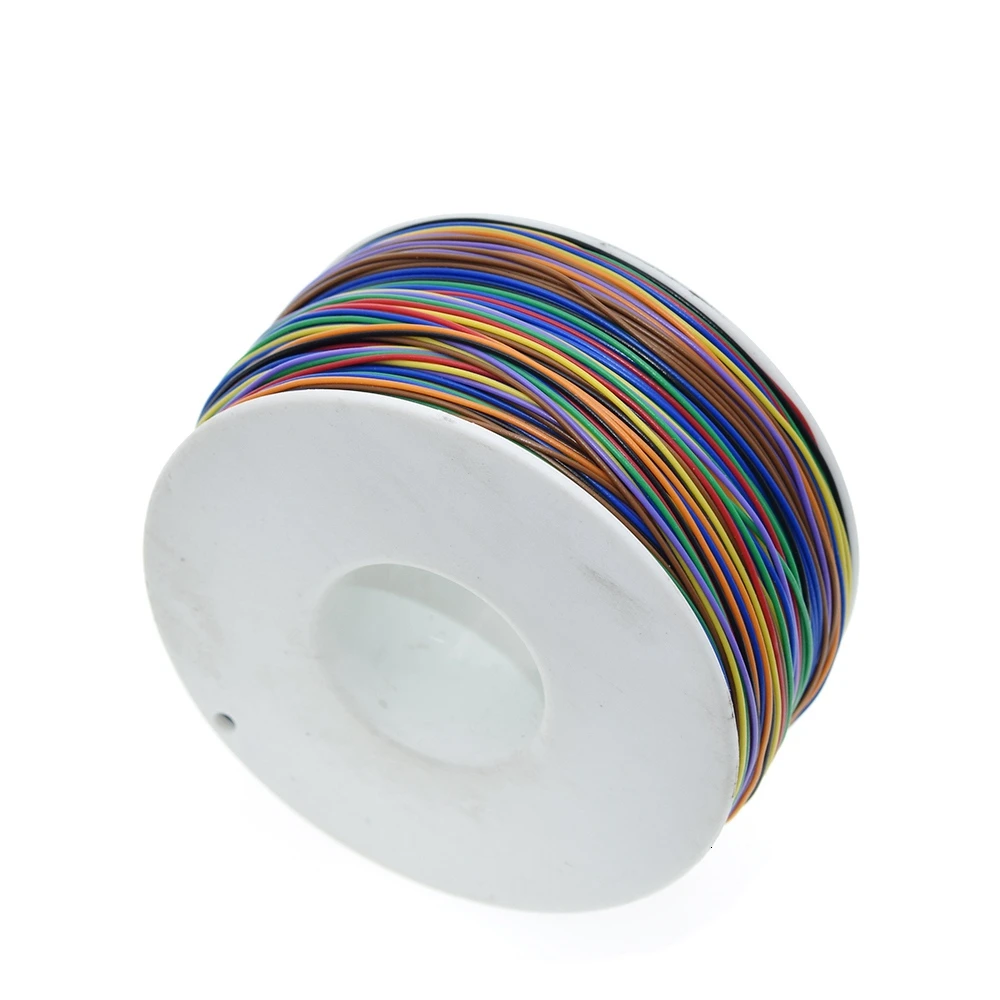 포장 와이어 절연 와이어 B-30-1000 UL1423 0.25mm 주석 도금 구리 솔리드 PVC 케이블 브레드보드 점퍼 와이어 커넥터, 8 30AWG