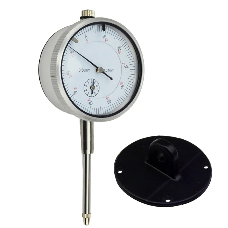 

0-30mm/0.01mm Dial Indicator Gauge Meter with Lug Back Precise Measure Instrument Dial Test Gauge Micrometer Tool