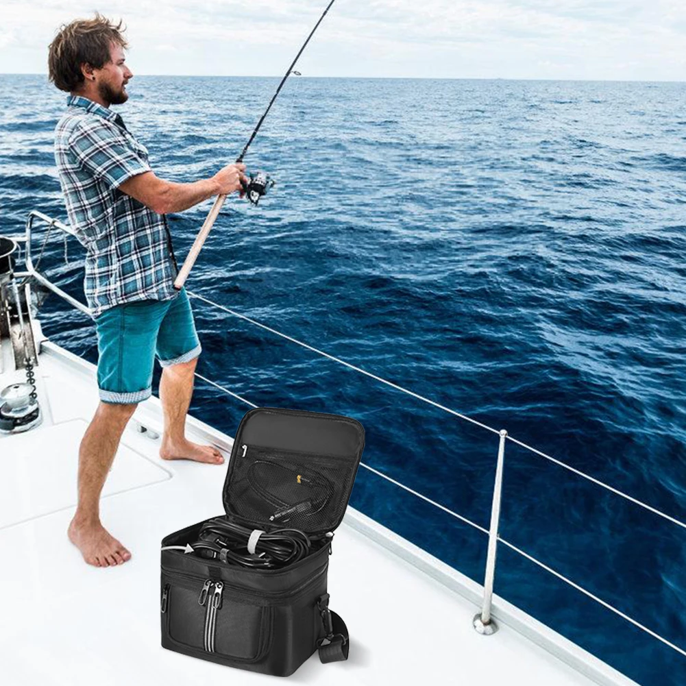 Carrying Case for Ef Ecoflow River 2 Portable Power Station Bag Storage Case Waterproof Anti-drop with Shoulder Strap & Handle