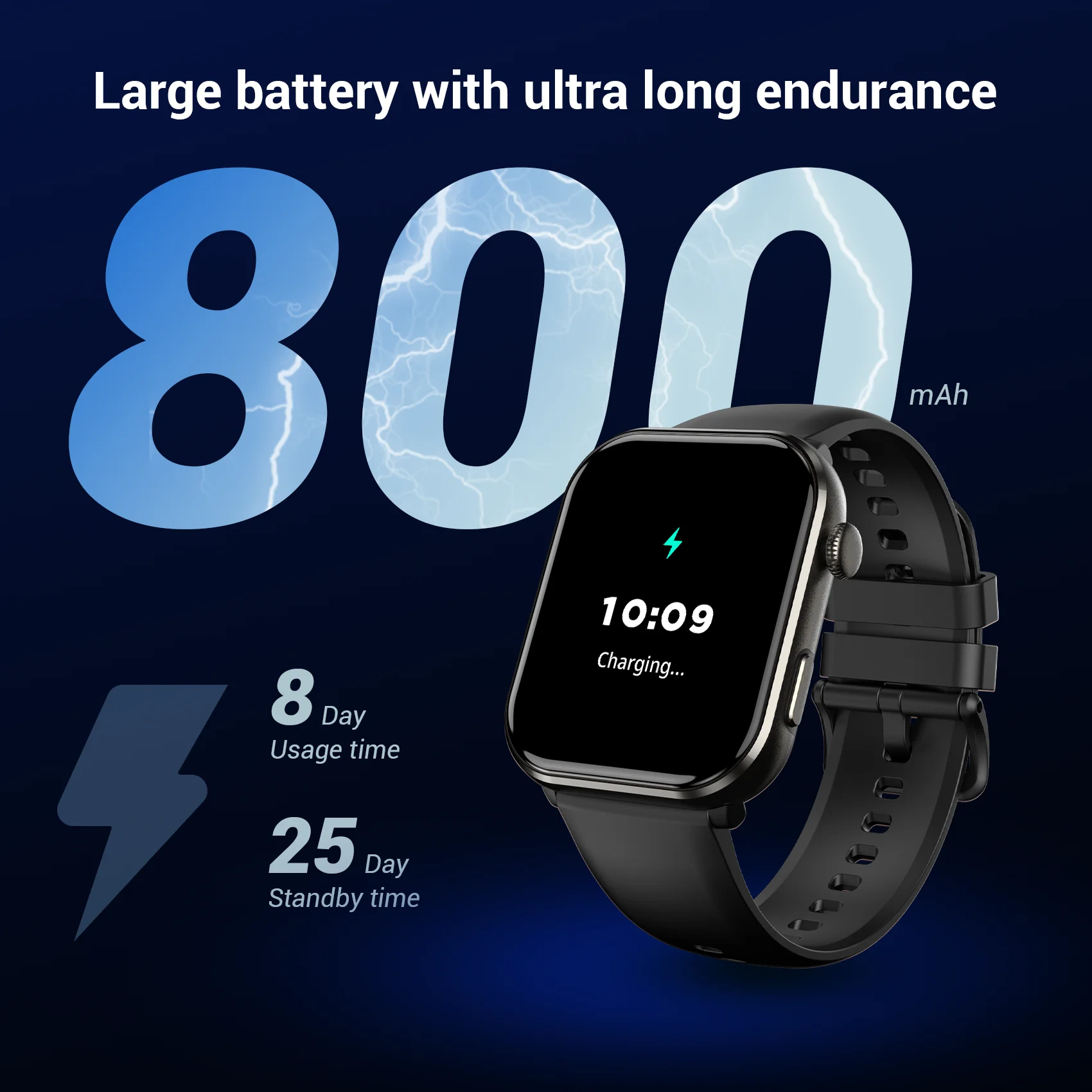 Smart Watch 2025 Blackview R60 Bluetooth Call 1.96'' AMOLED HD Screen Blood Oxygen Health Monitoring Fitness Men Women
