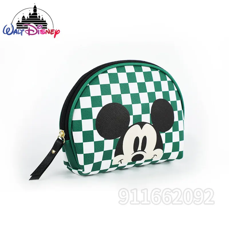 Disney Mickey Original New Women's Makeup Bag Luxury Brand Women's Zero Wallet Cartoon Travel Storage Makeup Bag Large Capacity