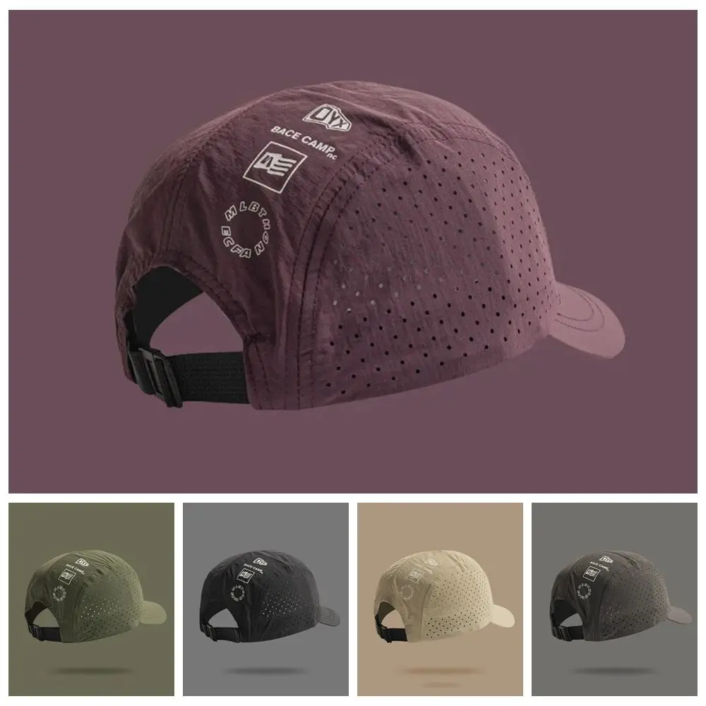 Polyester Baseball Caps Quick Drying Adjustable Hats