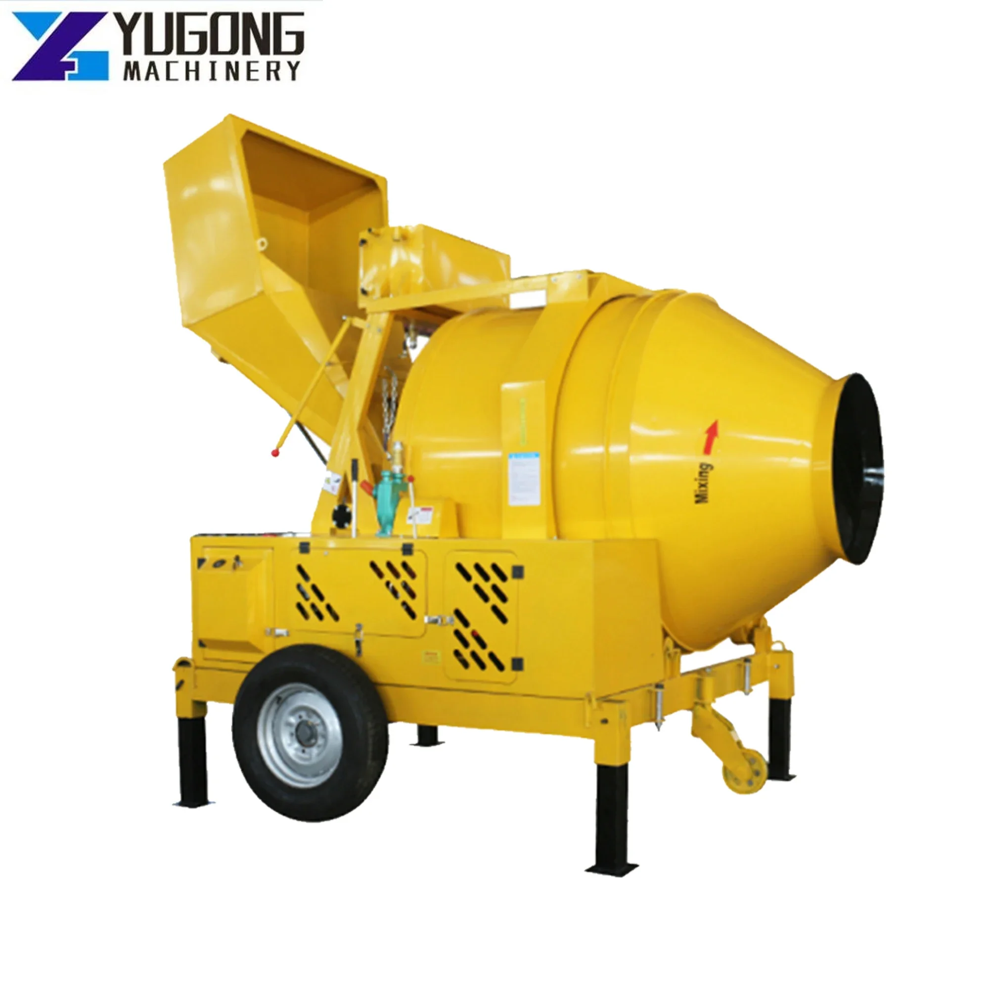 

YG Portable Small Concrete Mixer Machine Self Loading Concrete Mixer for Sale with Pump