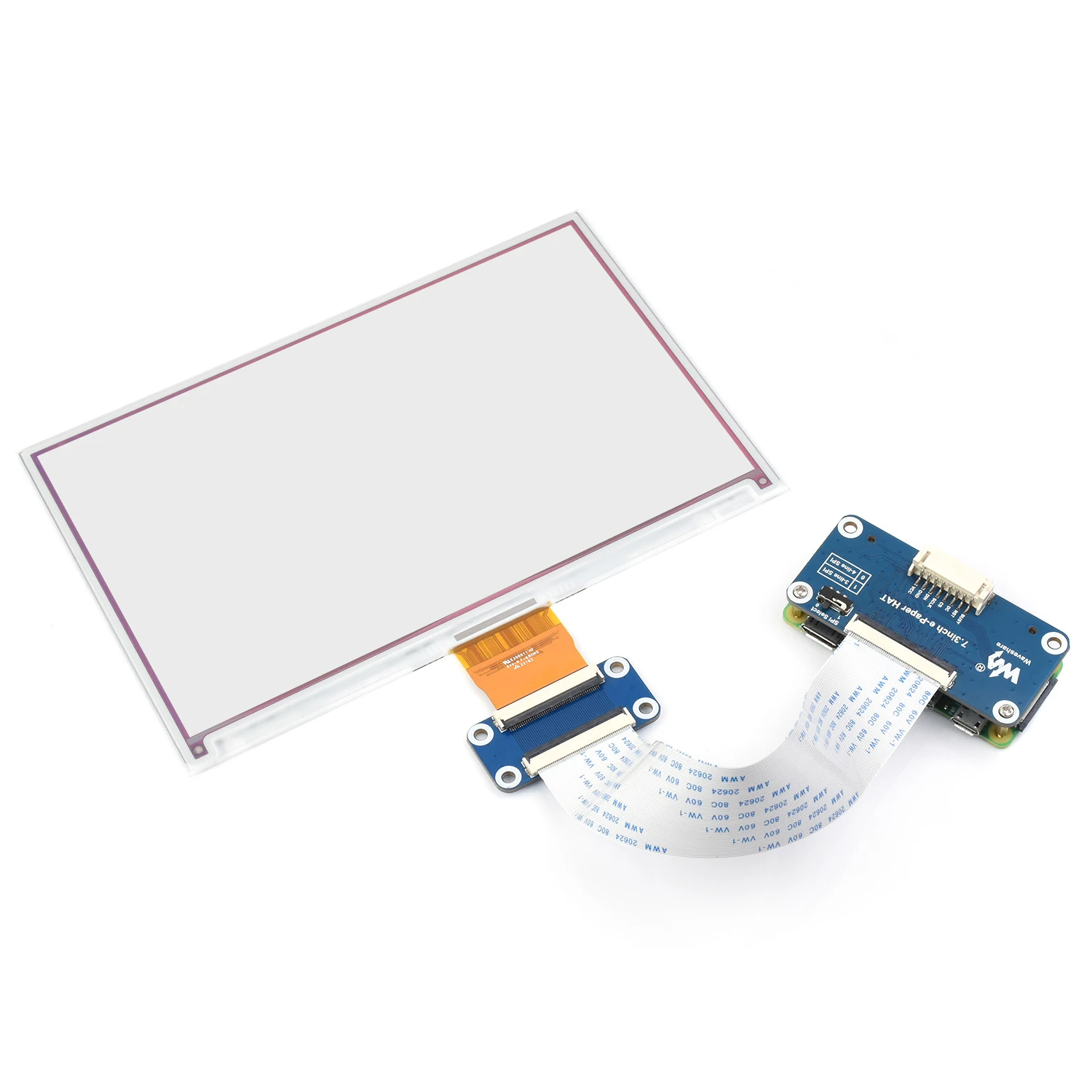 7.3インチ SPI通信 7色 カラー 電子ペーパー モジュール Eink E
