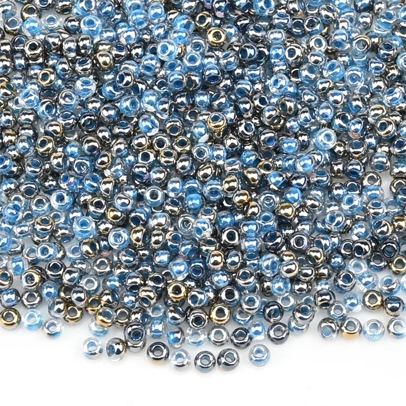 1200 Stück 2 mm mehrfarbige tschechische kleine Glasperlen, lose Distanzperlen für Handarbeiten, DIY-Schmuckherstellung, Charms, handgefertigtes Armband – Detail 18