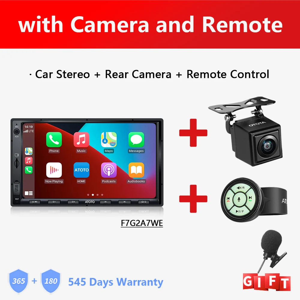 中古品　ATOTO F7WE2 [7インチ] Amazon.co.jp: ATOTO F7 WE 2 DIN カーオーディオカーナビ, 7