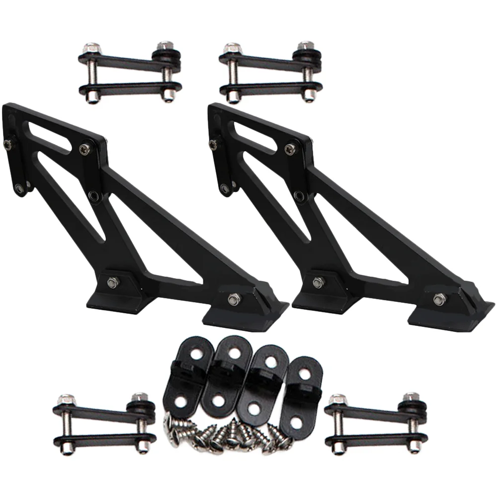 

1 Set Spoiler Bracket Aluminum Alloy 7 Inch Rear Wing Tail Mount Car Accessory