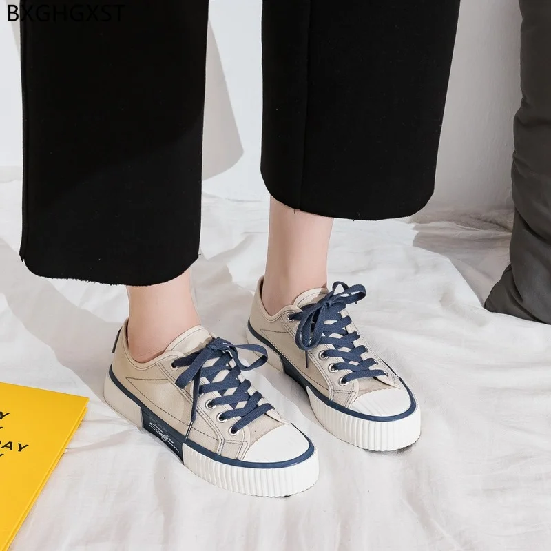 

Массивная обувь, женская модная холщовая обувь для женщин 2024, роскошная Брендовая женская Вулканизированная обувь, повседневная женская обувь