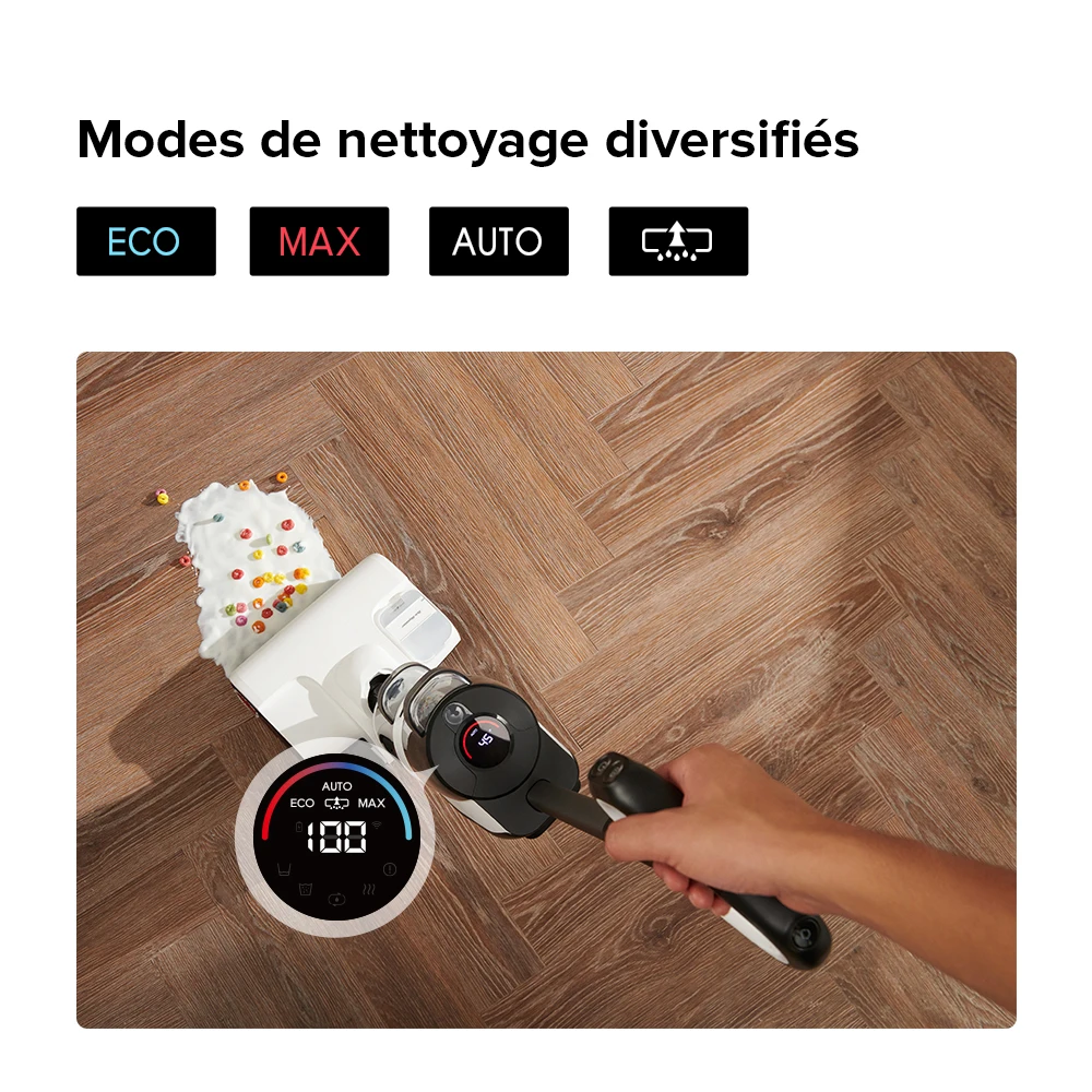 Roborock Dyad Air - Aspirateur Humide Et Sec Puissant (17 000 Pa) Avec Nettoyage Des Bords Et Auto-nettoyage - Pour Sols Durs