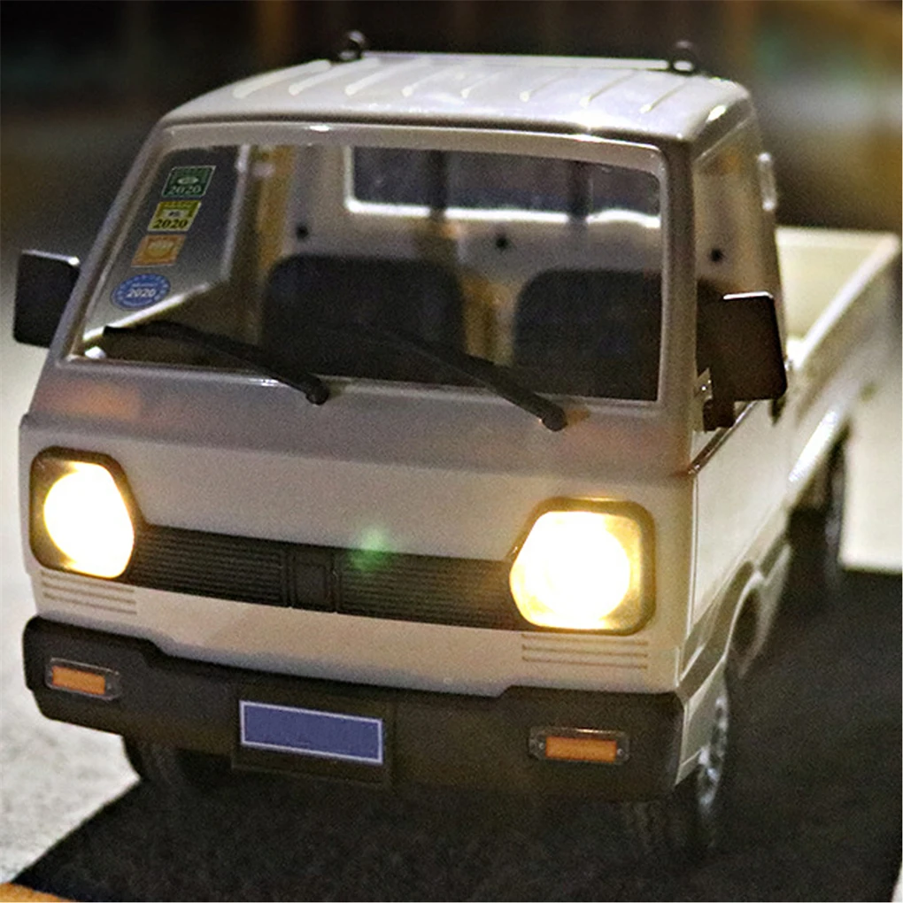 WPL 1/16 D12 MINI RC All Terrain 2.4G 4WD RTR Truck For Kids Adults Best Gift Hobby RC Car High White 3
