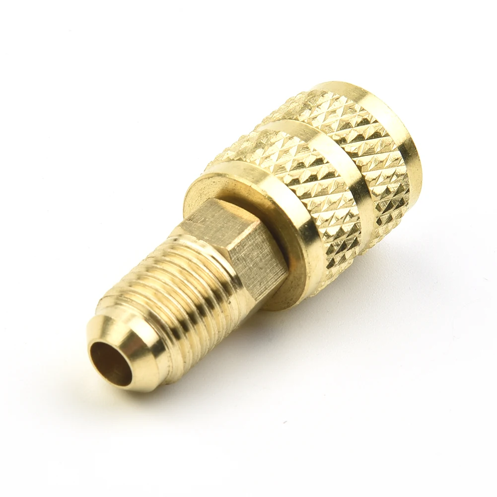 2 Pz R410A Adattatore 5/16 Sae F Attacchi Rapidi A 1/4 Sae M Flare 5/16 Sae M A 1/4 Sae Per R410 R32 R22 Nuovo Di Zecca Di Alta Qualità