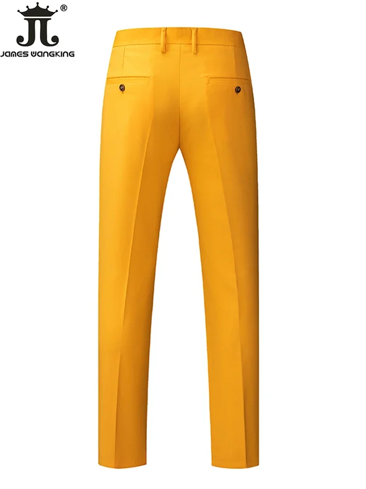 Size 29-40 Men's Fashion Boutique Solid Color Formal Business Suit Pants Groom Wedding Dress High End Trousers