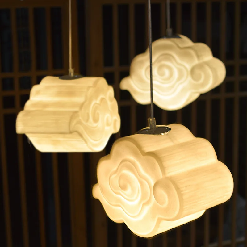 

Светодиодная Подвесная лампа в виде облака, креативный современный светильник для столовой, гостиной, спальни, кухни, обеденного стола, античное Внутреннее освещение