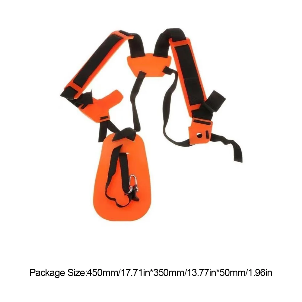 Cintura per imbracatura Tosaerba Doppia tracolla Comfort Risparmio di manodopera Cintura imbottita per decespugliatore Trimmer Potatore da giardino - immagine 6