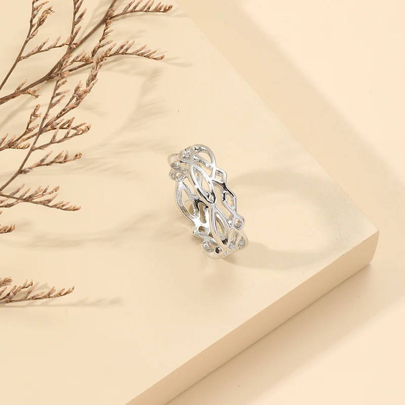 

Cross Border Woven Multilayer Line Wrapping Ring in Europe and America Women's Holiday Ring