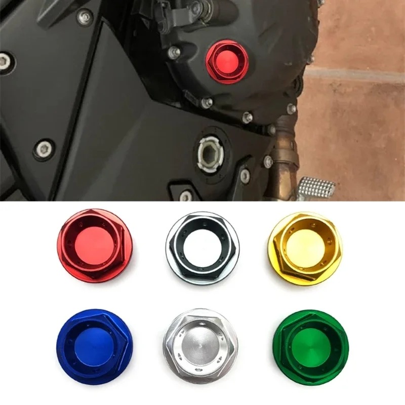 

Motorcycle Engine Oil Filler Screw for ZX25R ZX4R Oil Filler Screw Gas Filling Cover Aluminium Oil Filler Plug Cover