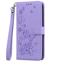 Elegant Leather Wallet Flip Phone Case for Oppo A5 Pro 4G 5G (Purple)