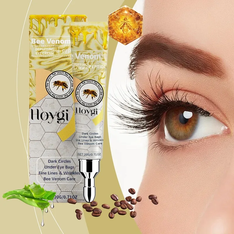 Bee Venom Eye Essence Cream Mildly Anti Wrinkle Firming Cream Reduces Fine Lines Enhance Elasticity Moisturizing Eye Skin