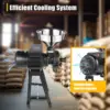 Electric Grain Mill Grinder Thickness Adjustable Corn Mill With Funnel 1500W 110V Dry Grain Milling Machine With Funnel For 5