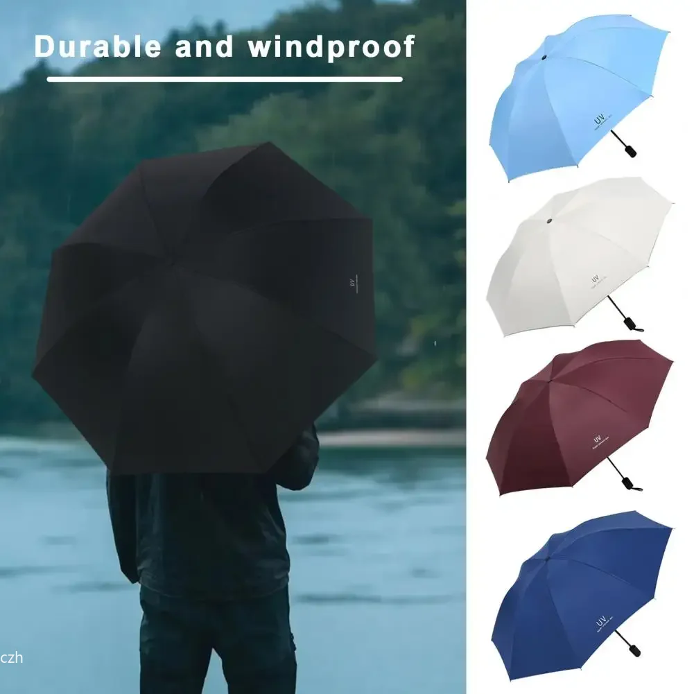 Compact Cartoon Sunshade and Rain Umbrella - Portable Student Accessory