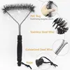Barbecue Grill BBQ Brush Clean Tool Grill Accessories Stainless Steel Bristles Non-stick Cleaning Brushes Barbecue Accessories 5