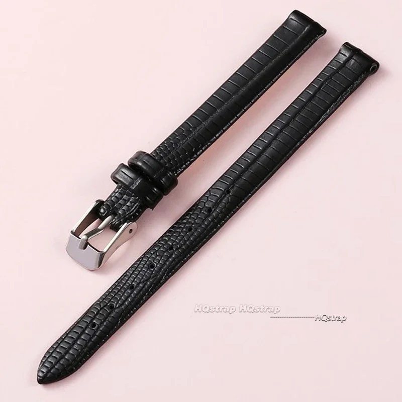 Soft Leather Slim Wristwatch Bands - Women's Fashion Ultra-Thin Strap