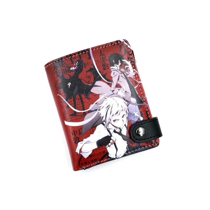 

Bungo Stray Dogs Nakajima Atsushi Anime Wallets Cartoon Dazai Osamu Card Holders