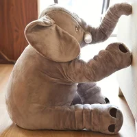 1pc Elephant Design Pet Grinding Teeth Plush Toy Durable Chew Toy ForDog Interactive Supply 2