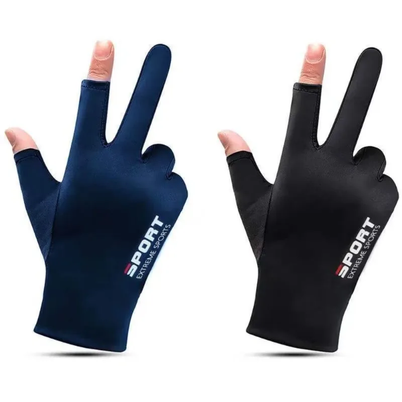 Ice Silk Half-Finger Cycling Glove - Breathable & High-Elastic for Men/Women, Outdoor Sports/Fitness/Driving/Fishing,Comfortable
