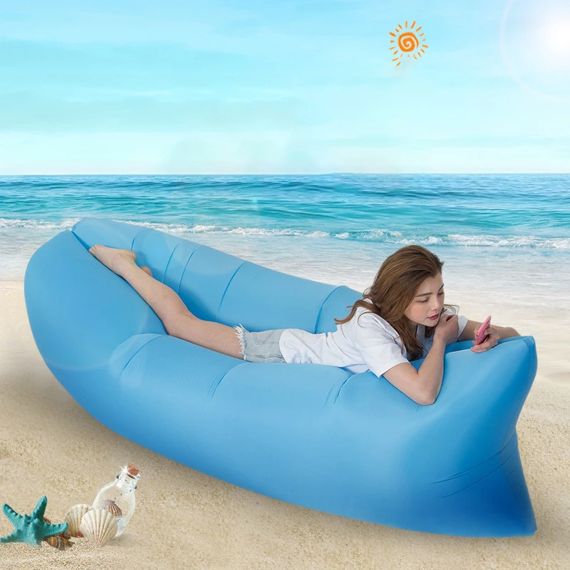 Inflatable Couch Air Sofa Outdoor Inflatable Lounger Wind Inflated