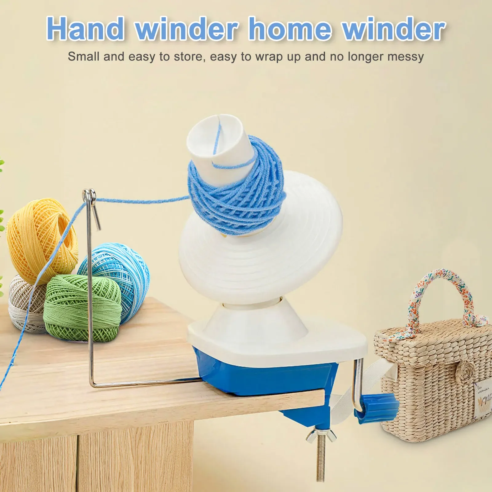 Yarn Winder Manual Household Yarn Winding Machine Twisting And Weaving Tools DIY Sewing Accessories Ball Winder for Knittin
