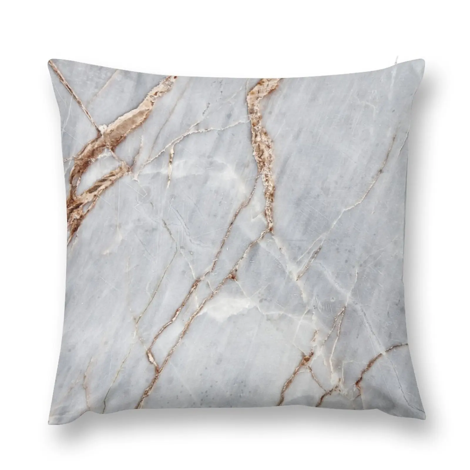 

Luxury Marble with Gold Veining Accents Throw Pillow Pillow Cases Decorative Cushions