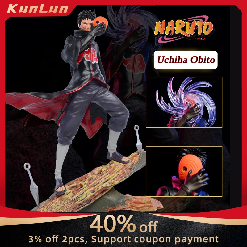 

Фигурка Наруто 26 дюймов, Uchiha Obitocm, экшн-фигурка с двойной головкой, сменная кукла, коллекционная аниме, украшения для Тоби