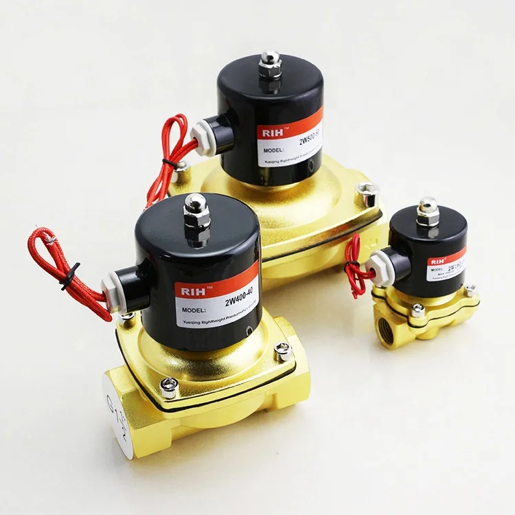 

2/2 Way normally closed AC DC 12V 110V 24V 220V big size 2 inch water solenoid valve