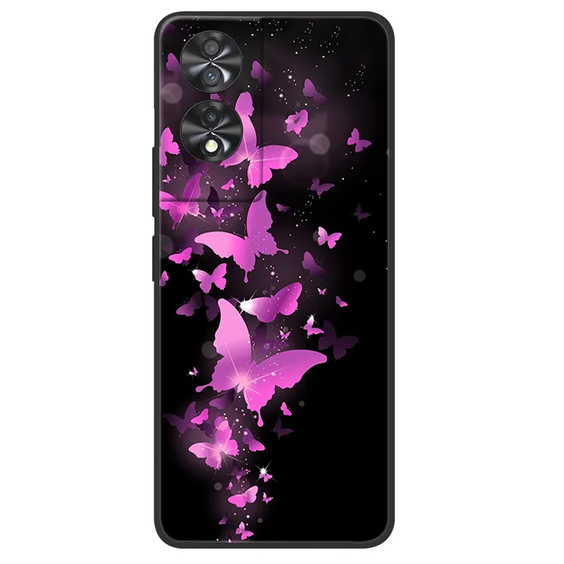 Elegant Marble Soft Matte Silicone Phone Case - Full Coverage Design, 6.78''