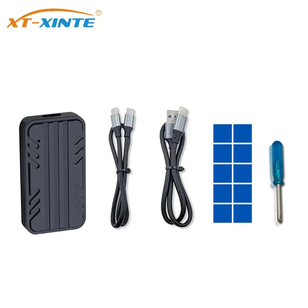 

M.2 for NVMe External Enclosure Type-C USB3.1 Mobile Hard Disk Box Gen2 10Gbps SSD Case Dual Protocol Hard Disk Box for SSD 2230