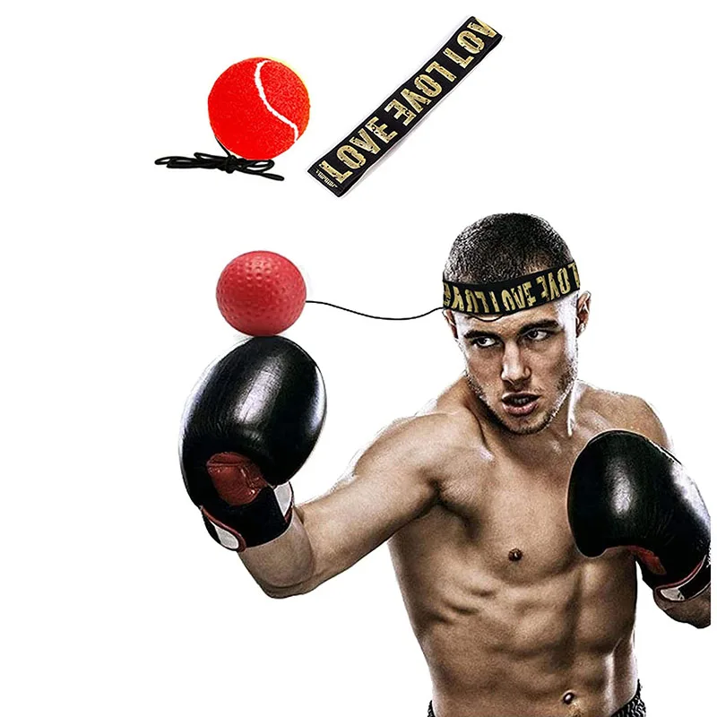 Boxing Reflex Ball with Headband Hand Eye Coordination Training for Adult Kids 