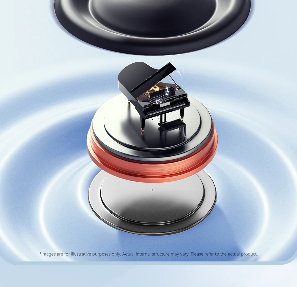 Wireless Bluetooth5.3 Headset Dual Noise Cancellation Touch Control Earbuds With