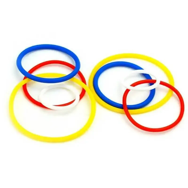 10Pcs 2x2 3x3 4x4 5x5 Rubber Band Belt for Lego Technic Elastic Cross Section Round Pulley Compatible 85543 85544 85545 85546
