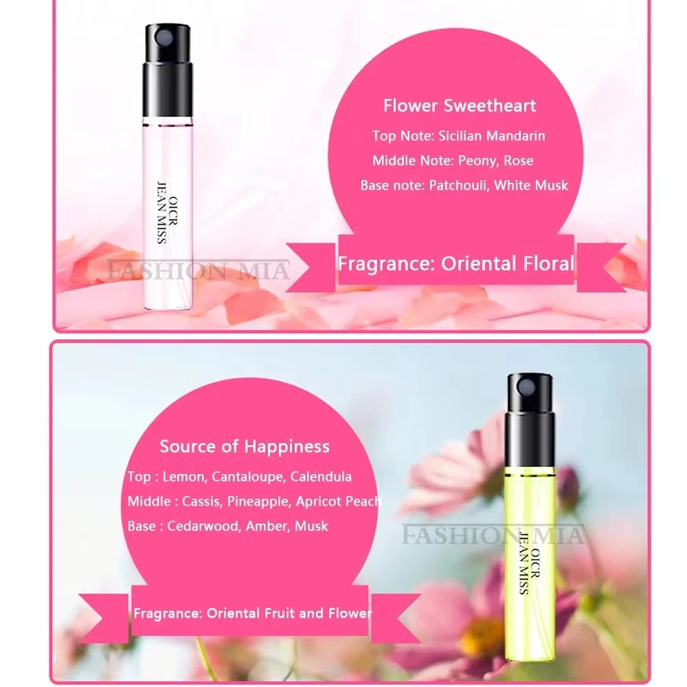 Set profumi floreali donna eau de toilette fresca lunga durata_voghion.com