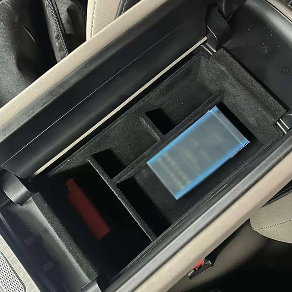Car Armrest Storage Tray Console Organizer Box